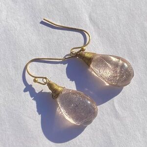 Dichroic Drop Earrings